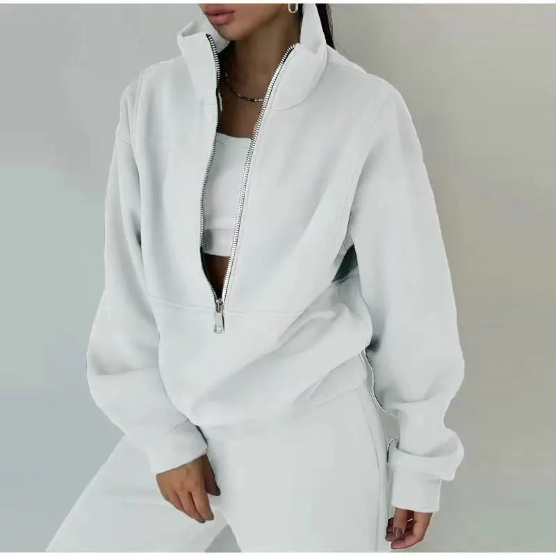 Women Fleece Tracksuit Sport