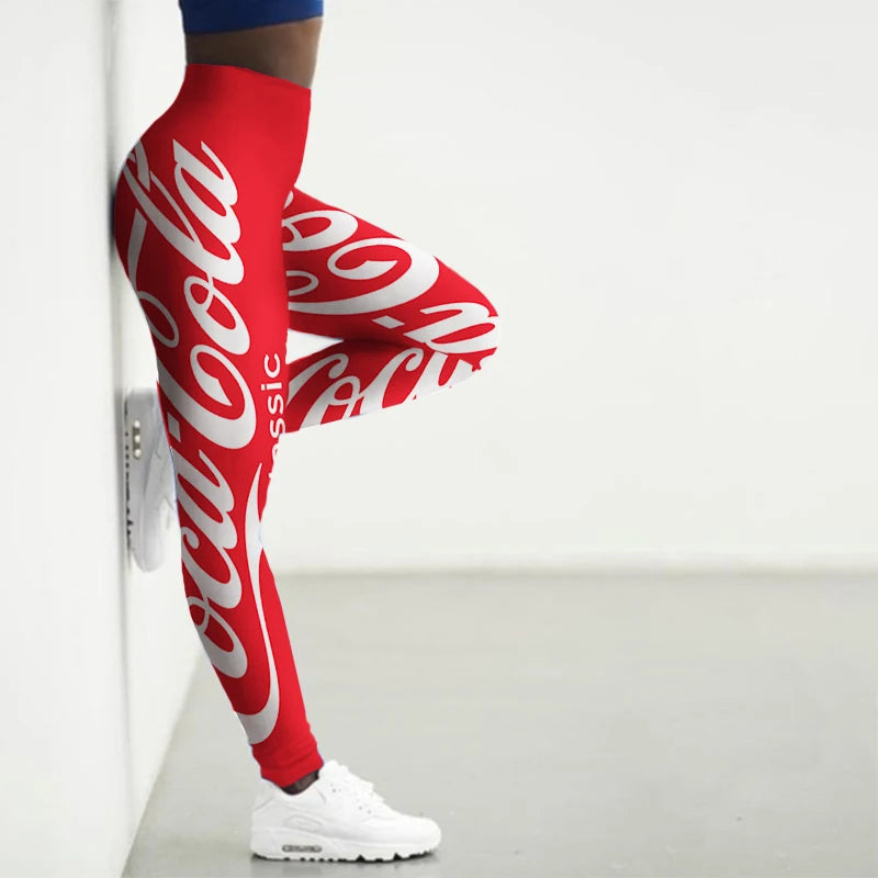 Sport Leggings Women 3D Snacks Printed