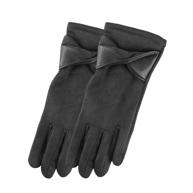 Winter Gloves For Women Suede