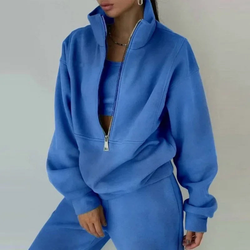 Women Fleece Tracksuit Sport