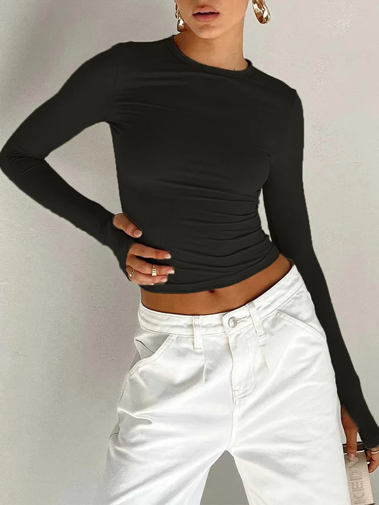 Fashion Women T-shirt Long