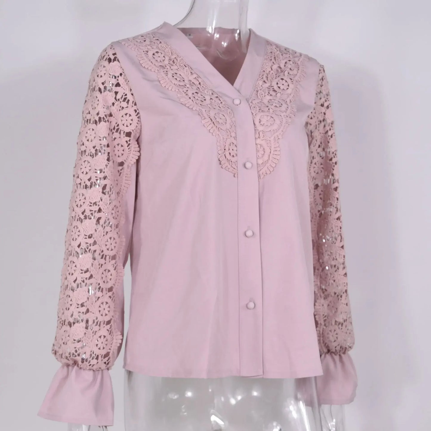 Women's Blouses White Office Spring Casual