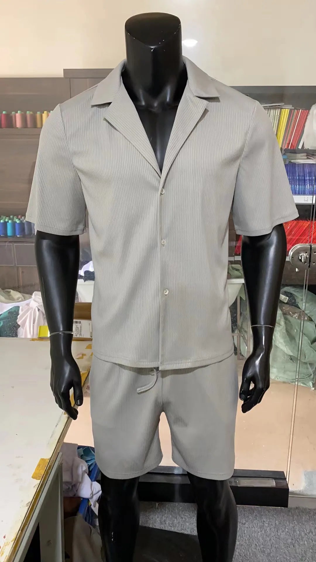 Men Sets Summer Casual Short-sleeved