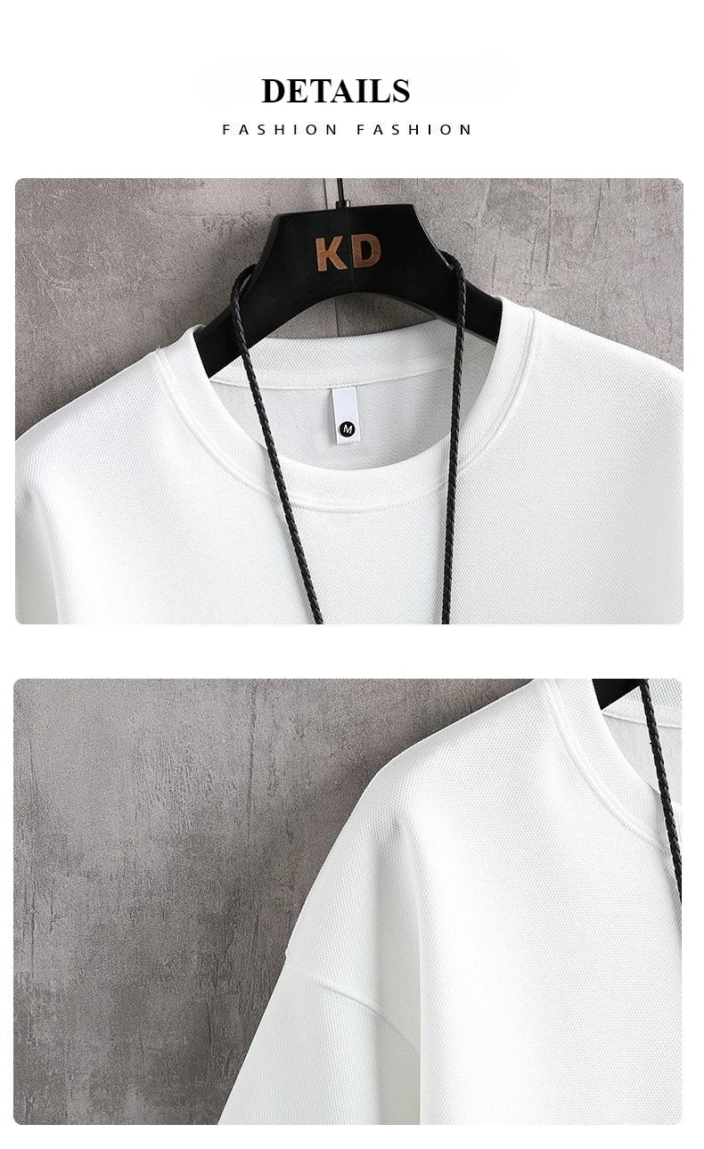 New Summer Suit Korean Casual T-shirt + Shorts