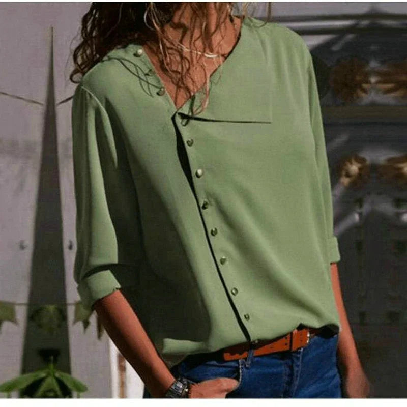 Women Blouse Shirt Autumn Office