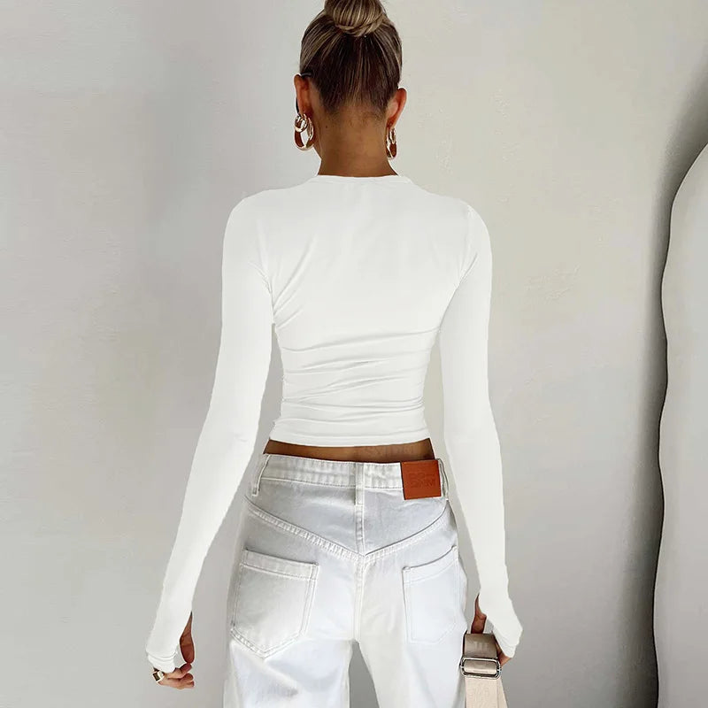 Fashion Women T-shirt Long