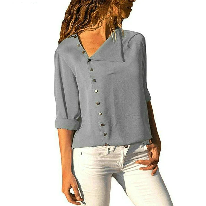 Women Blouse Shirt Autumn Office