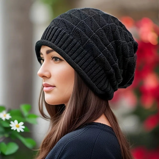Women's Beanie Hat Fashionable Chunky