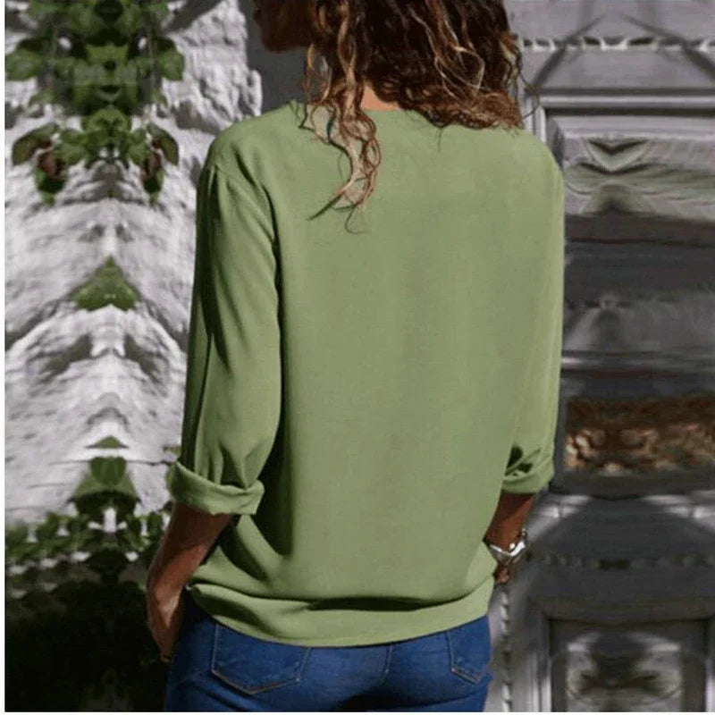 Women Blouse Shirt Autumn Office