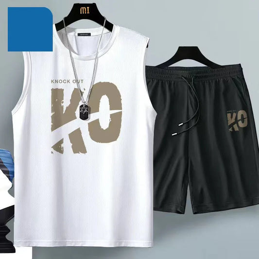 Summer Men's Sports Suit Fashion