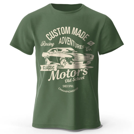 Men's Motors Printed T-Shirt