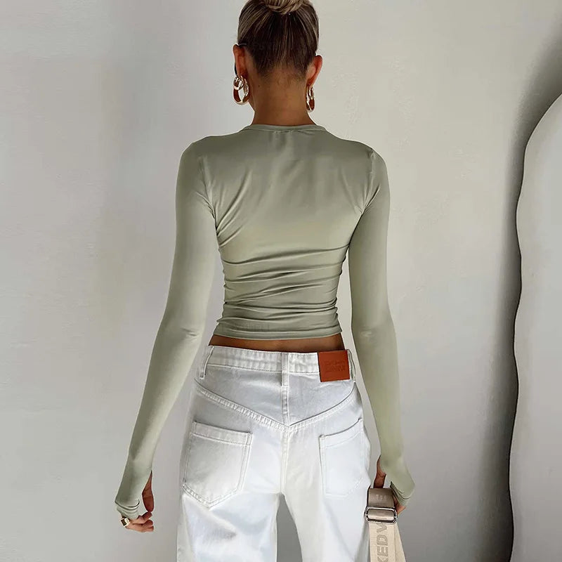 Fashion Women T-shirt Long