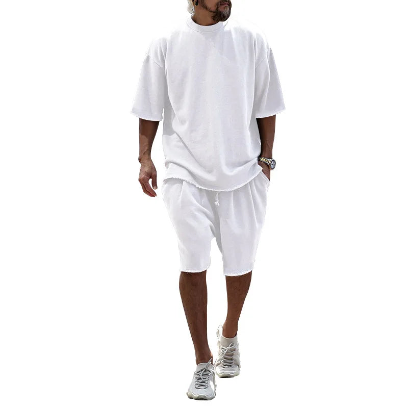 Men Tracksuit Casual Cotton