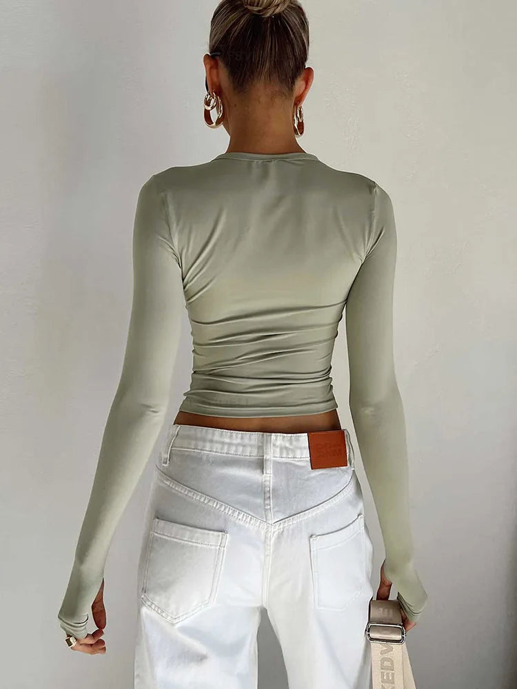 Fashion Women T-shirt Long