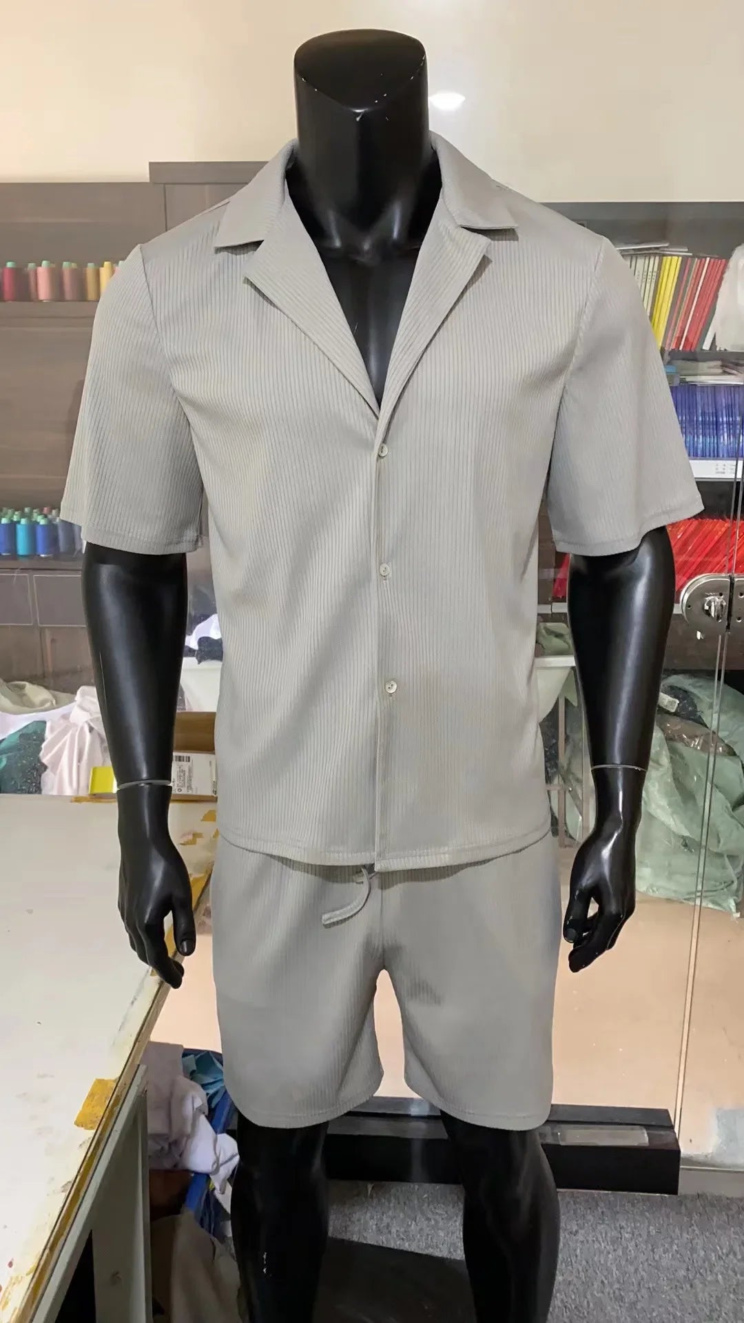 Men Sets Summer Casual Short-sleeved