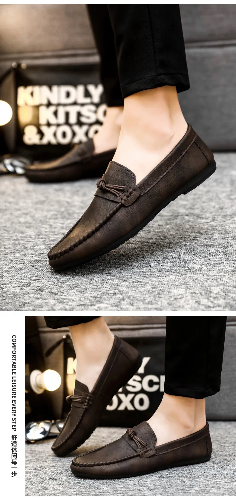 Men Loafers Shoes Man