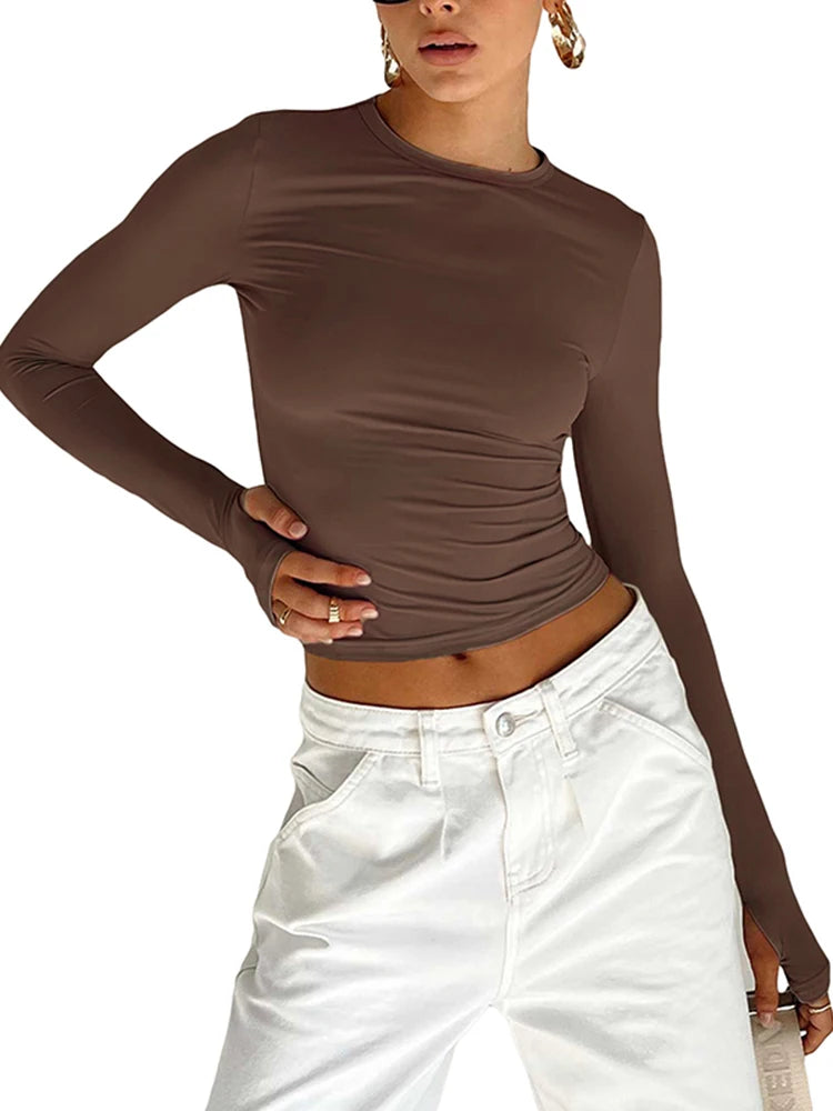 Fashion Women T-shirt Long