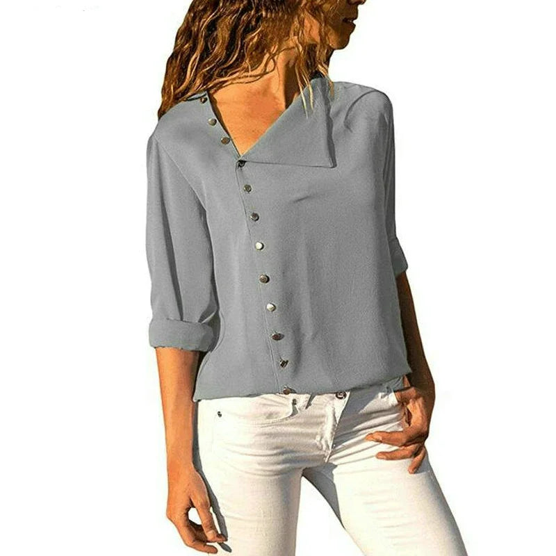 Women Blouse Shirt Autumn Office