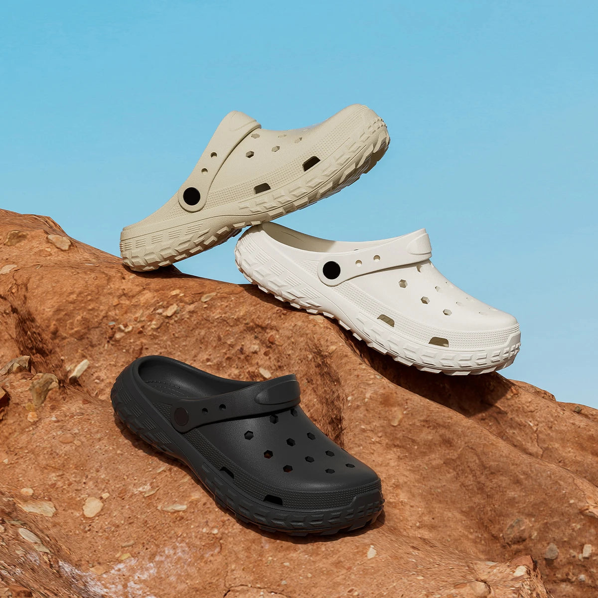 Women and Men's Hole Shoes
