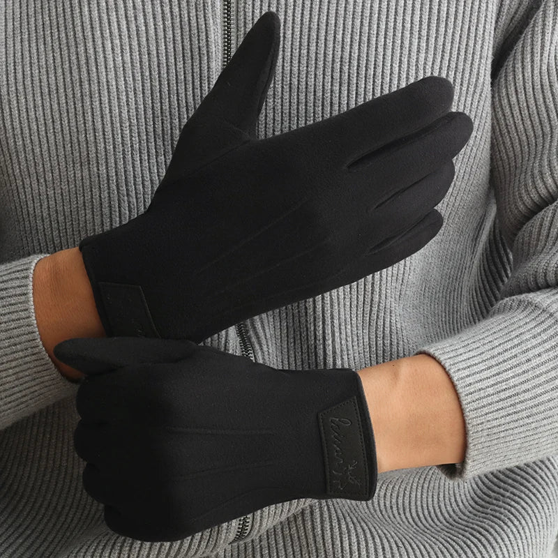 Men's Velvet Gloves Winter