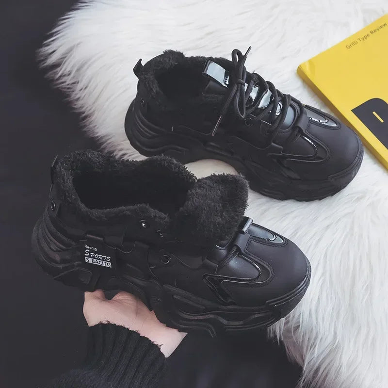 Women's Shoes Platform Autumn Leather