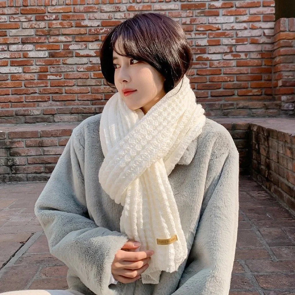 Sweet Knitted Scarf For Women