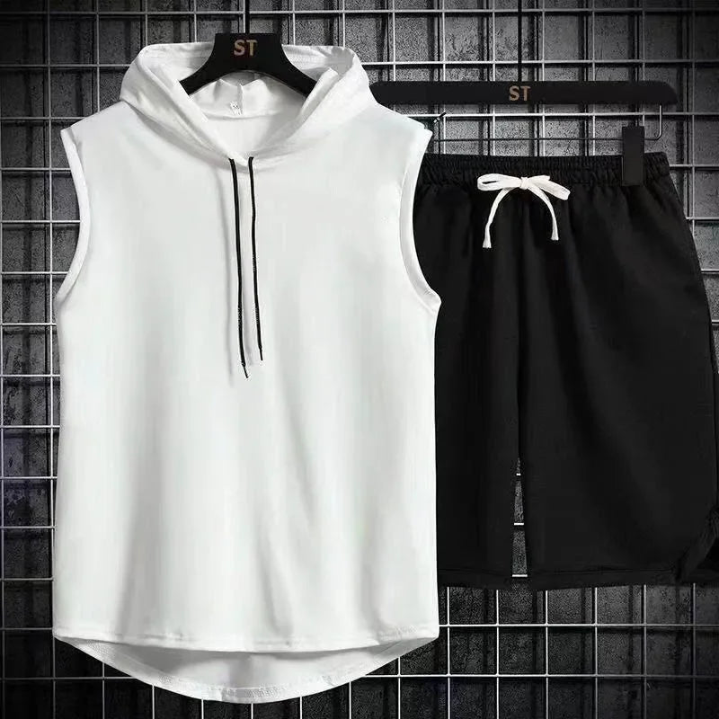 New Summer Men's Two Piece Set Casual