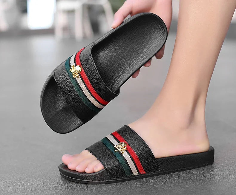 Fashion Brand Slippers for Men Ultra Soft Slides