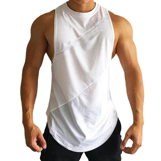 NEW Bodybuilding Sporty Tank Tops Men Gym Fitness