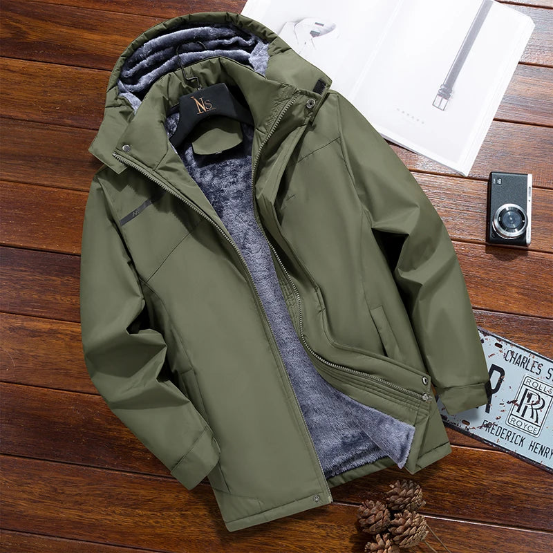 Men's Jacket Winter Thickened