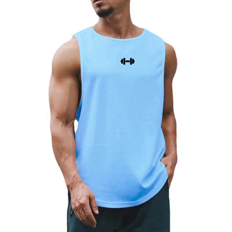Summer Men's Gym Tank Top Fitness