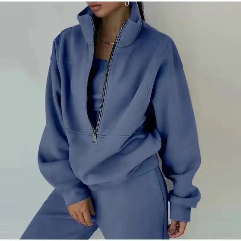 Women Fleece Tracksuit Sport