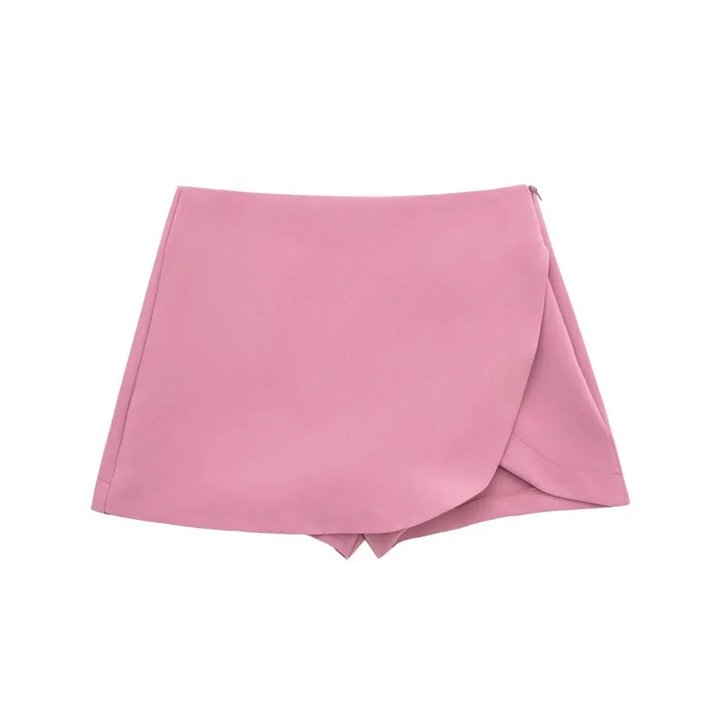 Asymmetric Skort For Women