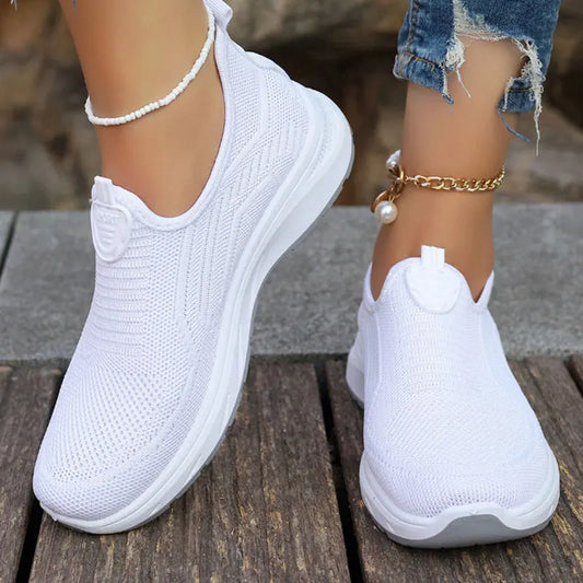 Women Shoes Breathable Flats Elastic