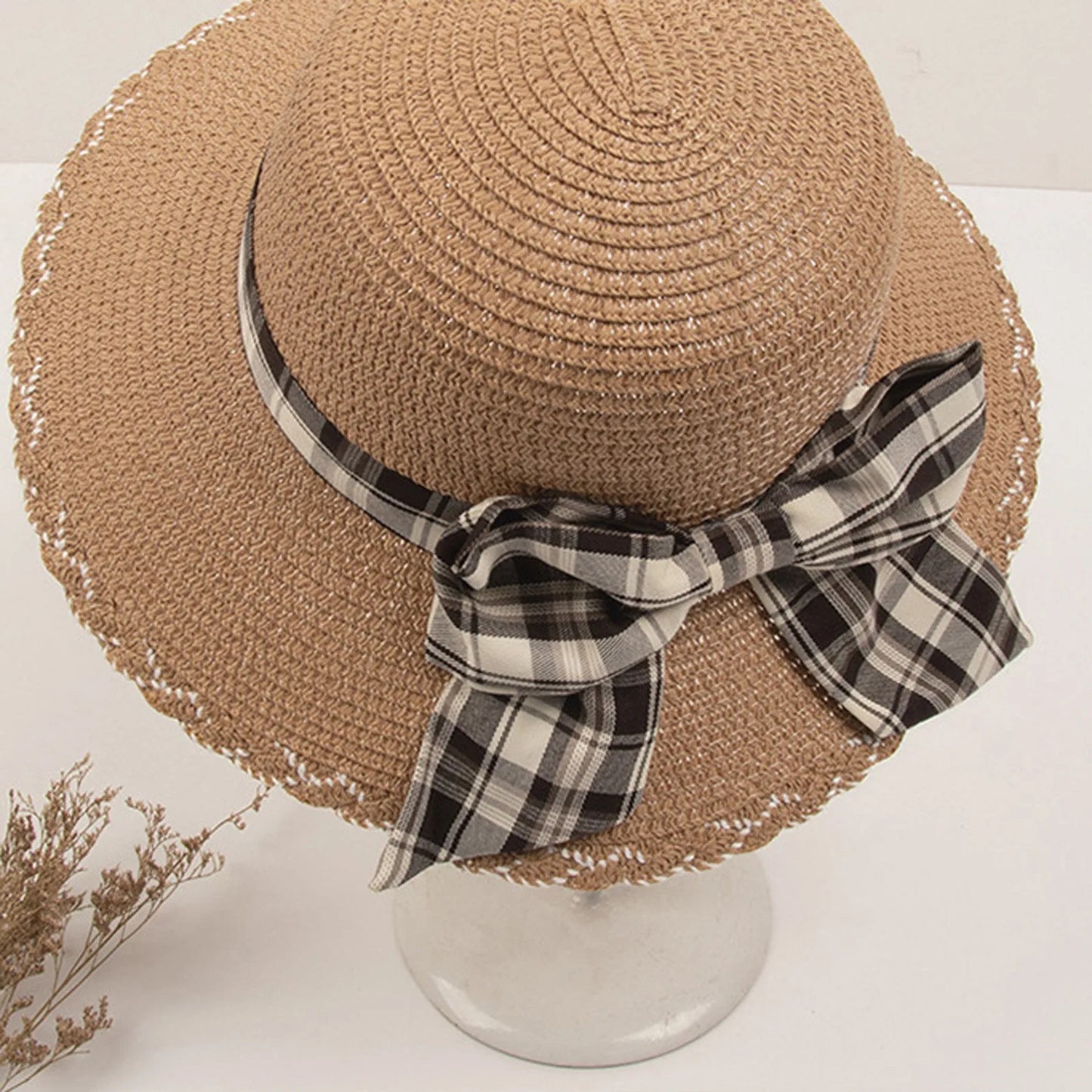 Women's Big Brimmed Hat Outdoors