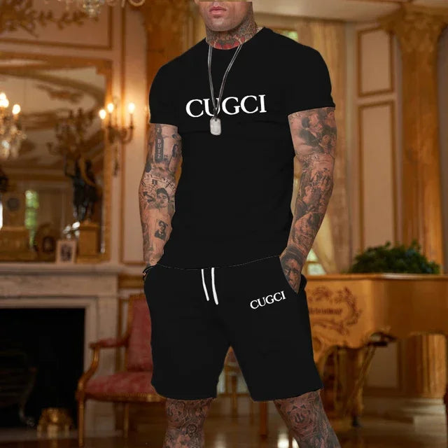 Summer T-shirt Shorts Men's Casual