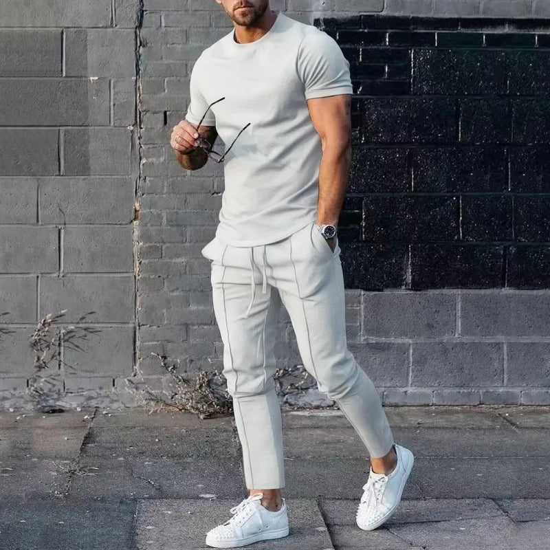 Mens Suit Summer Two-piece
