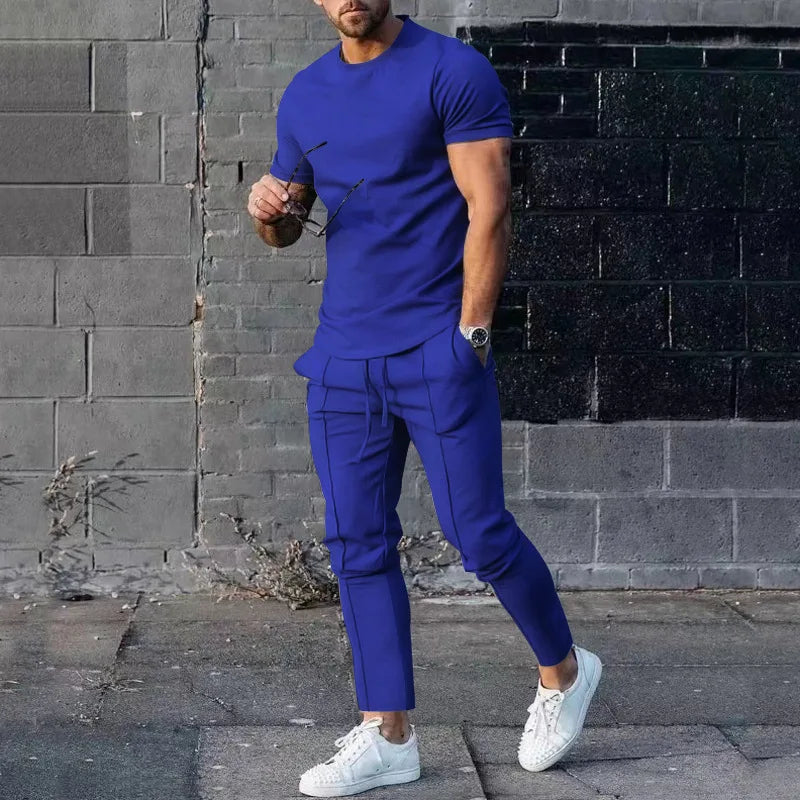 Mens Suit Summer Two-piece