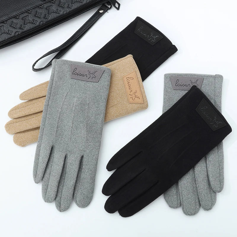 Men's Velvet Gloves Winter