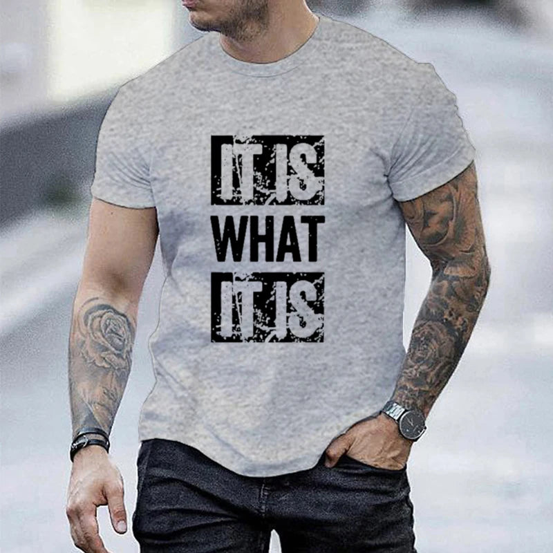 What It Is Print T Shirt