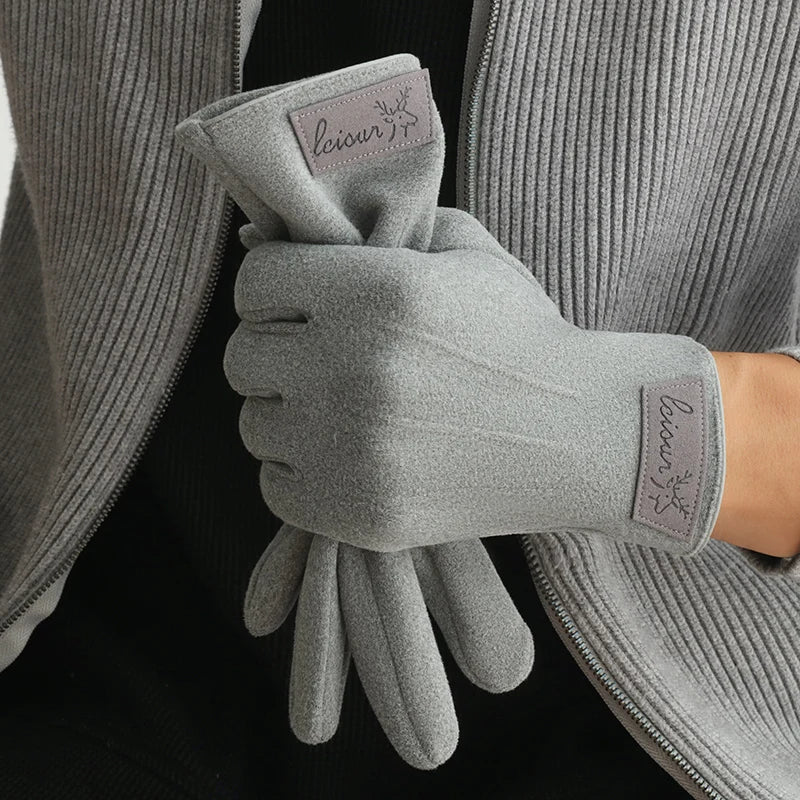 Men's Velvet Gloves Winter