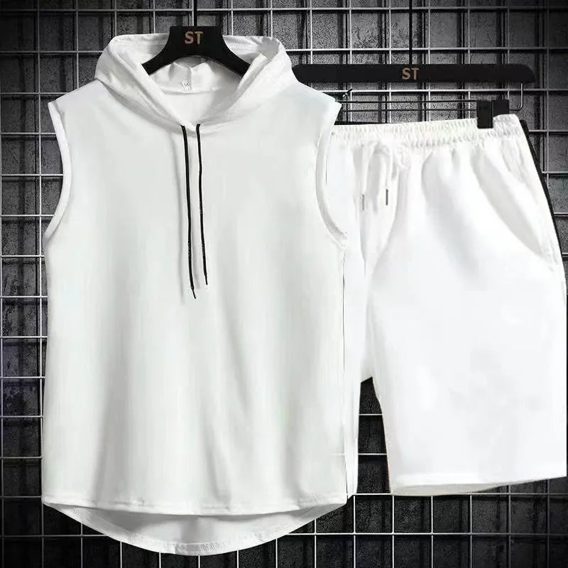New Summer Men's Two Piece Set Casual