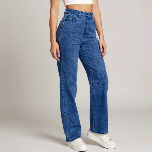 Jeans Women High Waist Washed Women's