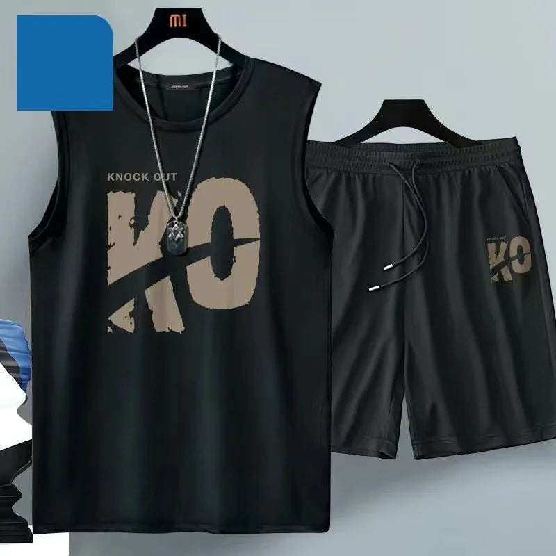 Summer Men's Sports Suit Fashion