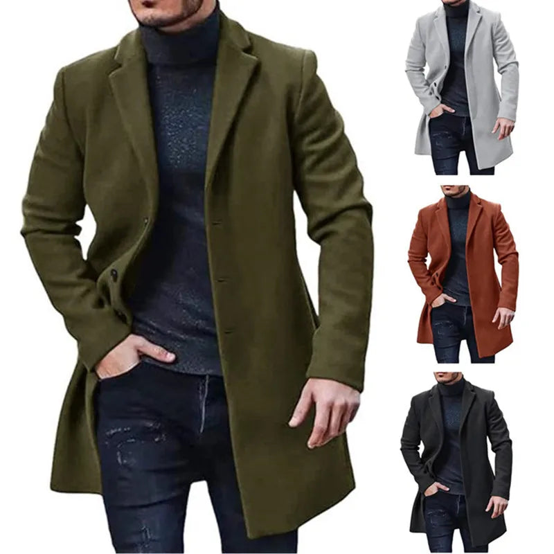 Male Streetwear Jackets Man's Casual