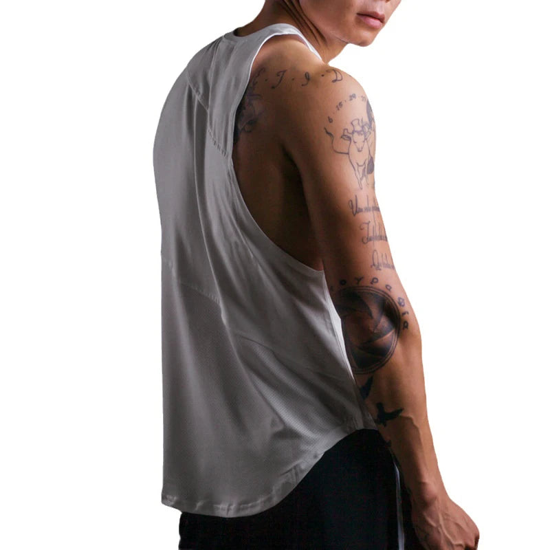 NEW Bodybuilding Sporty Tank Tops Men Gym Fitness