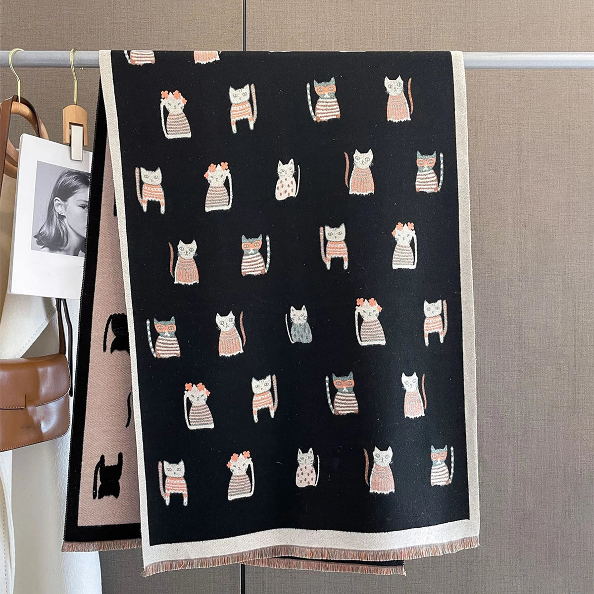 Women's Cute Cat Scarf for Wedding