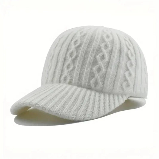 Trendy Knitted Baseball Cap For Men