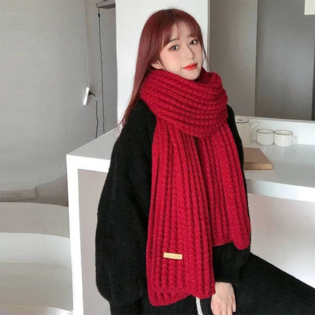 Sweet Knitted Scarf For Women