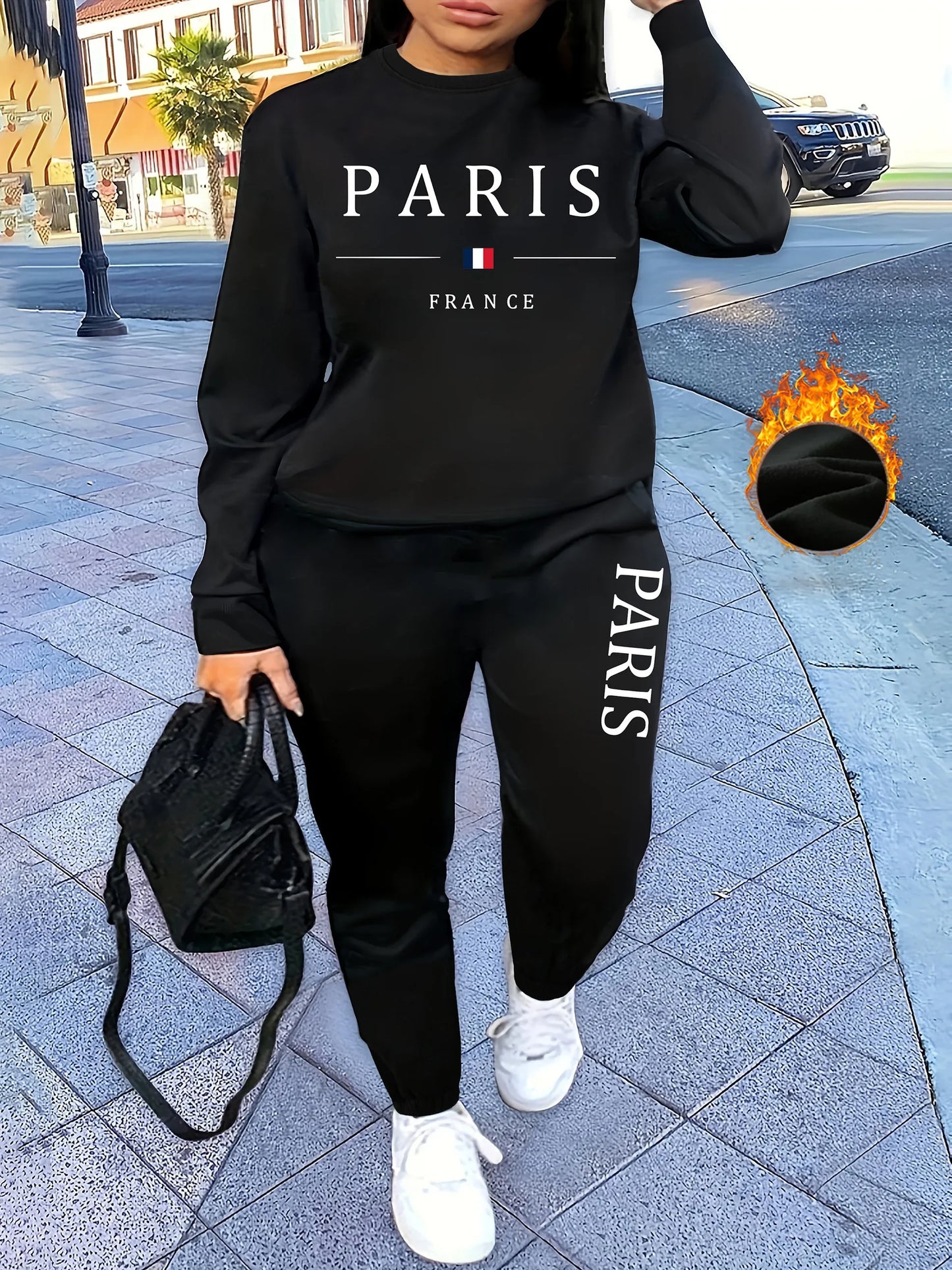 Womans Tracksuit Two Piece Set